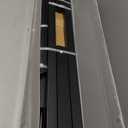 Full Size Bed Frame with LED Lights & Charging Station - 14 Inch Heavy Duty Metal Platform Bed Frame No Box Spring Needed, Easy Assembly, No Noise