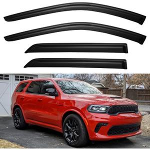 Window Visors Rain Guards for 2011-2026 Dodge Durango, Out-Channel Window Vent Wind Deflectors Visors Shades for 11-26 Durango