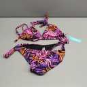 Women Halter Bikini Set - Two Piece Triangle Swimsuit Tie Bathing Suit 2025 Cute Swimwear XS