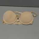 Joktty Front Closure Bras for Women Lace Racerback Sexy Plunge Lightly Padded Smooth Tshirt Underwire Push Up Bra(Nude, 32B)