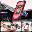 FUNMIKO for iPhone 16 Case Wireless Charging & Military-Grade Protection - Trendy Floral Design for Women Girls, Matte Non-Slip Phone Cover with Shockproof Corners - Exquisite Motif