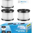3 Pack HEPA Dry Filter compatible with Milwaukee Compact Vacuum filter M18 Model# 0882-20, Part # 49-90-1951 49-90-0160