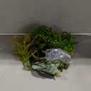 Reptile Plants for Bearded Dragon Tank Accessories, Terrarium Plant Artificial Decor for Snake Cage, Fake Plant for Leopard Gecko Habitat, Lizard Chameleon Ball Pythons (Group BP)