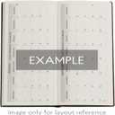 Kalendarz Paperblanks 2025 Porto Slim tygodniowy HOR: tydzie na dwch stronach, zamykany na gumk, Papier 100 GSM