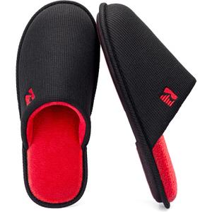 RockDove Mens Two Tone Memory Foam Scuff Slippers