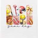 Softball Kitchen Towels, Game Day Softball Coquette Dish Tea Towels for Kitchen Decor, Retro Softball Mama,Game Day Softball Decorative Hand Towels for Bathroom, 16x24 Inch (White-3)