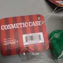 3 x clear transparent travel cosmetic pouch featuring