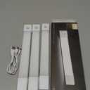 EZVALO Under Cabinet Lighting, Wireless Closet Lights, 50 LED Rechargeable Motion Sensor Light, Dimmable, 3 Color Temperatures, 11.8 inch Counter lights for Kitchen, Pantry, Bedroom, Wardrobe (3 Pack) (White)