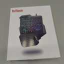 RedThunder One Handed Gaming Keyboard RGB Backlit 35 Keys Portable Mini Gaming Keypad Ergonomic Game Controller for PC Gamer