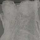 Lilosy Sexy Crochet Sheer Kaftan Caftan Beach Dress Bathing Suit Swim Coverup Summer Vacation Outfits One Piece (XX-Small, White)