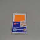 Avery Self-Adhesive Removable Labels, 1 x 3 Inches, Orange Neon, 200 per Pack (05477)