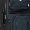 Travel Select Amsterdam Softside Expandable Luggage with Rolling Wheels, Navy, 21-Inch Carry-on