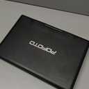 POFOTO 15.7" Portable DVD Player with 14.1" HD Swivel Screen, 6-Hour Rechargeable Battery, Dual Speakers, USB/SD/TV Sync, Supports Multiple Disc Formats, Black [Not Support Blu-Ray]