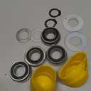 DEEG Replacement Riding Lawn mowers Parts Front Wheel Bearing kit Compatible John Deere M123811 AM127304 M143338 9040H
