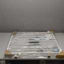 Babelio Baby Gate for Stairs, Kitchen & Doorways, 26-43" W 28" H No Bottom Bar| Easy Installation| One-Handed Operation| Auto-Close| Hardware Mount (Drill Needed) Safety Dog/Pet Gate Indoor (White)