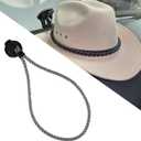 Cowboy Hat Holder Rack, Universal Car Hat Hanger with Suction Cup and Handmade Rope, Keeps Hat Organized on Dashboard, Universal Interior Accessories for Trucks, SUVs, CarsDark Gray