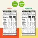 Snak Club Tajin Gummy Candy Fruit Rings, Gummies with Chili and Lime Seasoning, Mild Spice, Gluten-Free and Vegan Snacks, Assorted Variety, Mango, Pineapple, Peach, Watermelon, Snack Size 12 Pack (EXP 03/08/27)