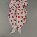 Large Hair Bows for Women Girls Red Big Strawberry Bow Hair Clips Accessories Fruit Big Bow Clips Barrettes for Styling Hawaii Birthday Party Favors 1Pcs