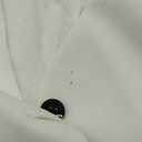 V VOCNI Women's Fully Lined 4 Button V-Neck Economy Dressy Suit Vest Waistcoat (Medium, White)
