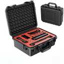 OLCLSS Travel Carry Case Compatible with Nintendo Switch 2-Ultra-hard protection/Extra large capacity/Portable Waterproof /with 8 Game Card SlotsBlack