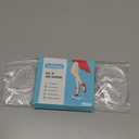 ZUCNANA Ball of Foot Cushions (2 Pairs Gel Shoe Inserts), Heel Inserts for Women, Non Slip Heel Pads, Heel Cushions for Women Foot Pain Relief and Comfort, One Size Fits Any (Clear)