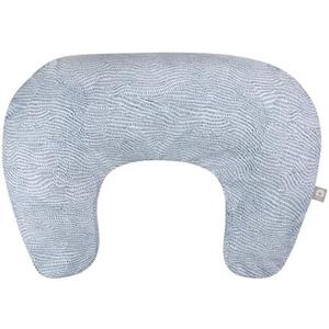 Boppy Nursing Pillow - Ergonomic Bottle & Breastfeeding Pillow with High, Firm, Large Area, Water-Repellent Cushion with Washable Cover; Baby Safety Alliance Verified - Blue Speckled Current