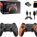 X2 Ultra Retro Game Stick 4K, Plug & Play Video Game Console for TV, 64GB Storage, Battery Wireless Controllers (X2 Ultra 64G Battery)