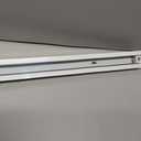 H Track Lighting Rails Kit 120V 3.3FT 3-Wire H Type Single Circuit with End Caps and Live End Feed Connector, Mounting Hardware (White)