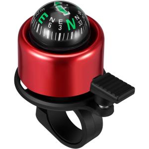 Aluminum Alloy Bike Bell,Bike Compass Bell Riding Equipment Accessories for Mountain Bike Scooter Bicycle