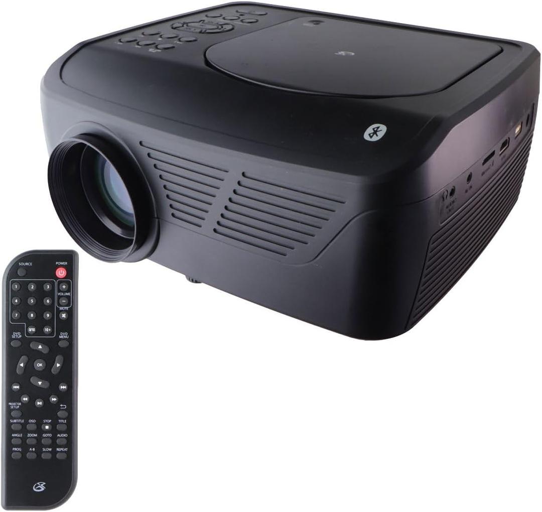 Mini Bluetooth & DVD Projector by GPX