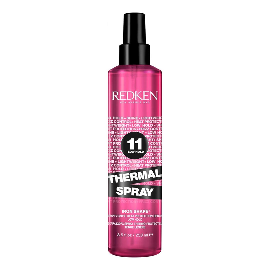 Redken Thermal Spray 11 Low Hold For All Hair Types - Provides a Smooth, Silky & Frizz-Free Blow-Dry Finish while Protecting Against Heat Damage