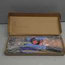 Battery Cable Wire Lug Crimping Tool Kit with 340pcs Copper Wire Lugs, Wire Crimping Tool for AWG 10-1/0 Electrical Lug Crimper, with Cable Cutter, 420pcs Dual Wall Adhesive Heat Shrink Tubing