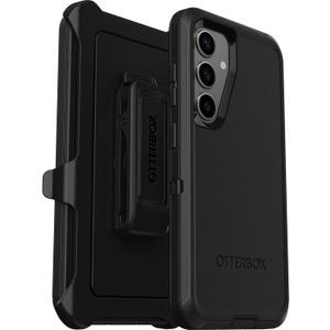 OtterBox Samsung Galaxy S24 Defender Series Case - Black, Rugged & Durable, with Port Protection, Includes Holster Clip Kickstand