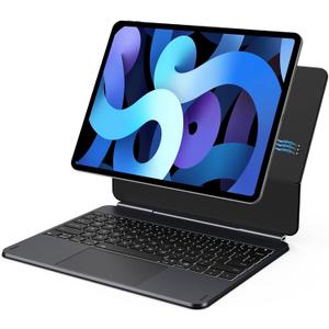 for iPad Air 13-inch (M3 2025/M2 2024), iPad Pro 12.9 inch (3rd,4th,5th,6th gen) Keyboard Case with Trackpad Wireless Backlit Keyboard, Shortcut Keys, Smart Connector Technology