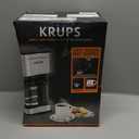 KRUPS Newer Model Drip Coffee Maker, 10-Cup, Silver