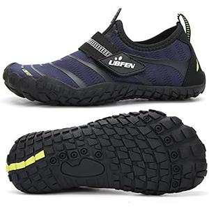 UBFEN Water Shoes for Kids Boys Girls Aqua Socks Barefoot Beach Sports Swim Pool Quick Dry Lightweight Toddler Little Big Kid, 27
