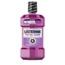 2 x Listerine Total Care Intense Anticavity Fluoride Mouthwash, 6 Benefits in 1 Oral Rinse Helps Kill 99% of Bad Breath Germs, Prevents Cavities, Provides 360 Clean*, ADA-Accepted, Intense Mint, 1 L (EXP 2028/01)