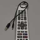 GE Rechargeable TV Remote Control, Universal Remote Control, Backlit Buttons, Samsung TV Remote Control Replacement for Smart TVs, Apple TV, Sony, Roku Replacement Remote, LG TV, 4-Device, 80984