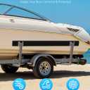 JY PERFORMANCE 24 IN/57 in Boat Trailer Guides Bunk Carpeted, Adjustable Boat Guide-on Hot Dip Galvanized Finish for Ski Boat, Fishing Boat, Sailboat, Kayak, Canoe