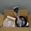 Dezin Hot Pot Electric, 2L Non-Stick Saut Pan, Rapid Noodles Cooker, Mini Portable Pot for Steak, Egg, Fried Rice, Ramen, Oatmeal, Soup with Power Adjustment & Spatula, College Dorm Room Essential