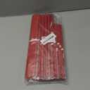 12Pcs Red Hanging Tissue Paper Pom Poms, Pompoms Flowers for Ceiling Party Decorations