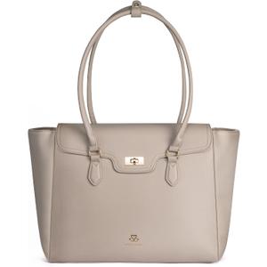 LOVEVOOK Laptop Bag for Women Soft Leather Work Bag, Office Shoulder Tote Purse Professional Briefcase with Flap Design