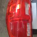 OE Style Full LED Tail Lights; Chrome Housing; Red Clear Lens; Driver Side