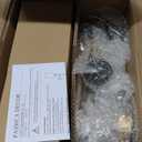 PASSICA DECOR Wall Sconce Set of 2 Hardwired Vintage Antique Brass Sconce Candle Wall Light for Bedroom Living Room Vanity Farmhouse Bathroom Hallway