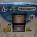 Avanti Nugget Ice Maker with Electronic Controls and Dispenser Countertop Use Makes 33lbs of Chewable Ice Per Day Perfect for Kitchen Office or Breakroom, Includes Ice Bin, 195-Watts, Stainless Steel