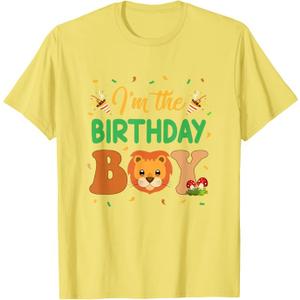 I'm The Birthday Boy Lion Family Party Decorations T-Shirt, Size XS