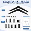 TV Legs for Amazon Fire TV Legs Replacement, Only for HD32N201 HD40N201 4K43N402 4K50N402 4K50N400A 4K55N400A 4K43M600A, TV Feet for Fire TV Legs Replacement with Screws Set & Instructions