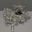 Ollny Outdoor Waterproof Plug in Christmas Tree Lights with Remote Timer, String Lights for House Yard Outside Indoor Xmas Decorations