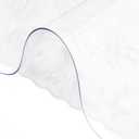 VEVOR Clear Desk Cover Protector, 36 X 60 inch, 2 mm Rectangle Waterproof Thick Plastic Clear Pad Mat, Scratch Proof and Easy Cleaning for Office, Dresser, Night Stand