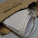 Empire Lamp Shades Set of 2, 6" Top x 16" Bottom x 10.8" High, Large Beige Lamp Shades for Table Lamps Floor Lamps, Natural Linen Lampshades Replacement, Spider, Harp Holders Included, Easy Assembly